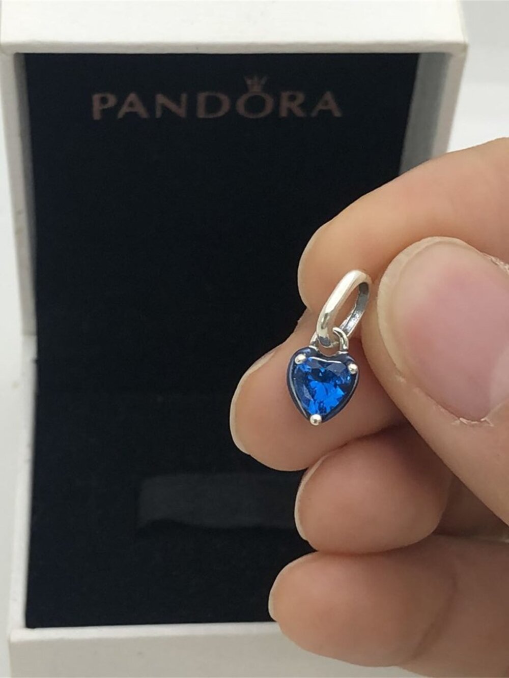 ✨🔥Pandora ME Blue Chakra Heart Mini Dangle Charm